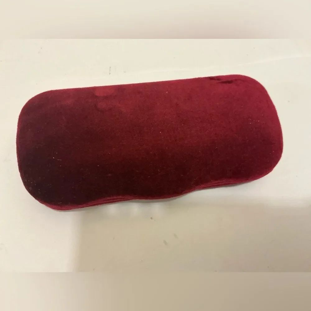 Gucci Sunglasses Case Eyeglasses red Velvet Clamshell Case Blue